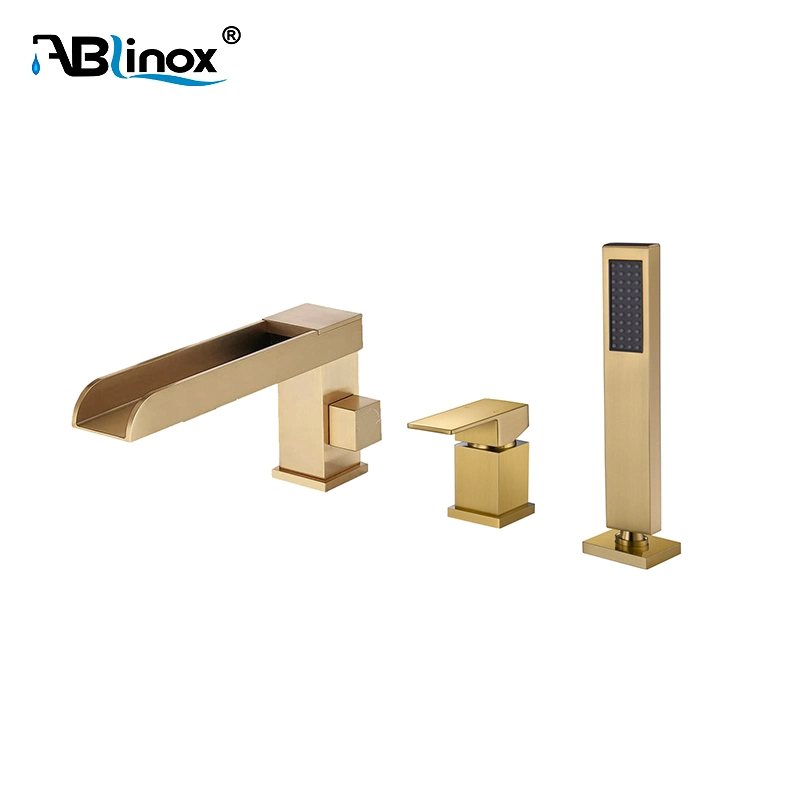 Sanitary Ware Gold Faucet Accesorios de Baño Bañera Termóstática Bañera de hidromasaje Grifo de ducha