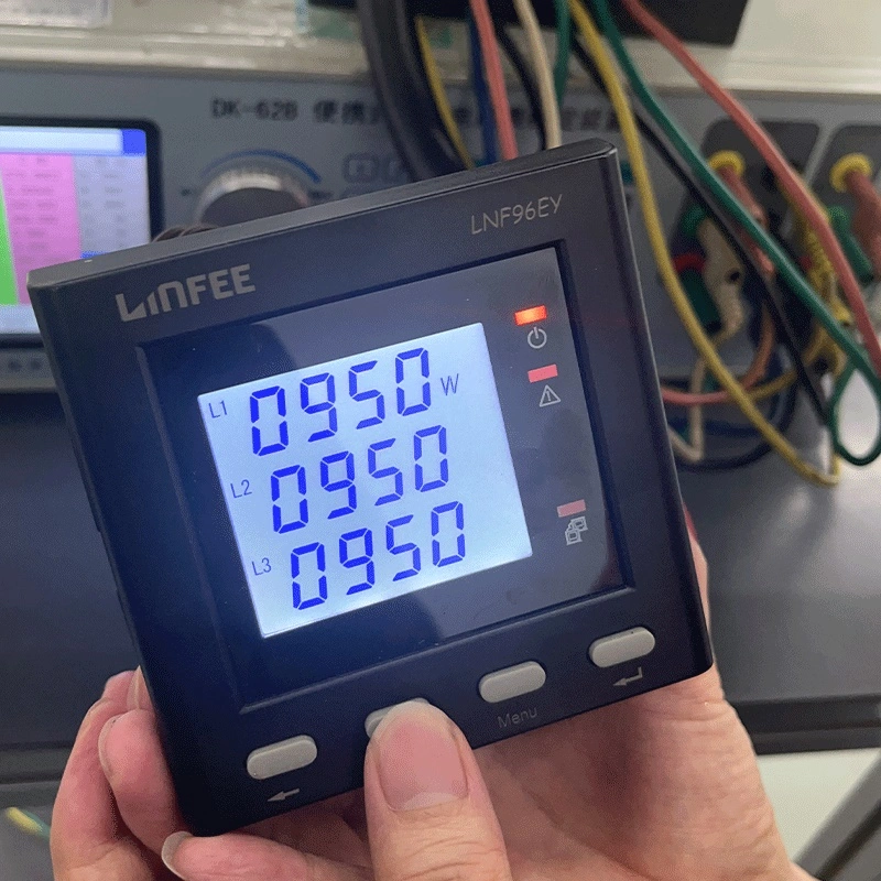 Werkseitige Direktversorgung Lnf96ey-C mit RS485-Schnittstelle, dreiphasige Stromversorgung Leistungsmesser Für Die Mehrfachmontage Des Qualitätsmonitors