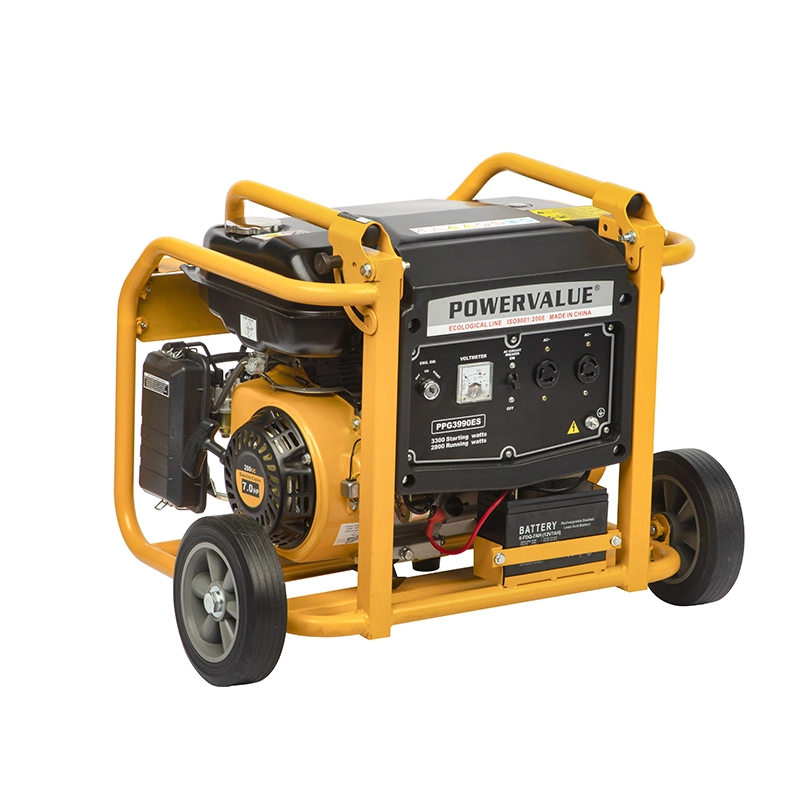 Power Value New Portable Home Use Electric 3kw Silent Gasoline Petrol Generator 3kw 3000W Popular