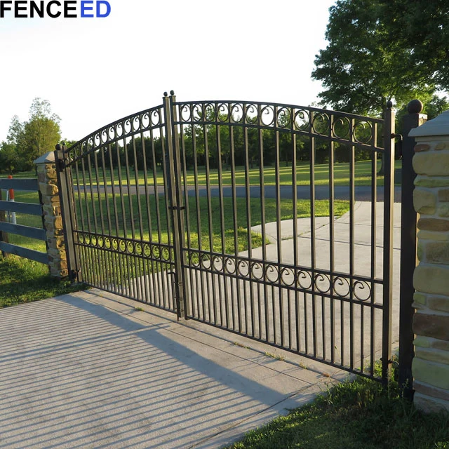 Custom and Automatic Wrought Iron Driveway Gates for Sale