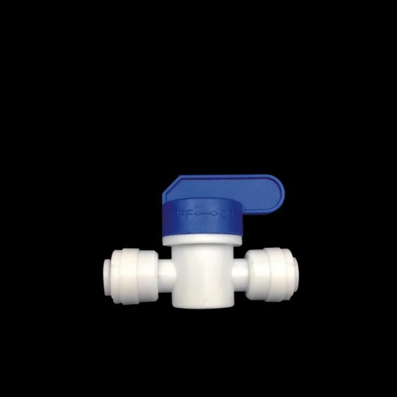 1/4 " Inch Manual Shut off Ball Valve Check Valve for Pressure Tank RO Water Filter System