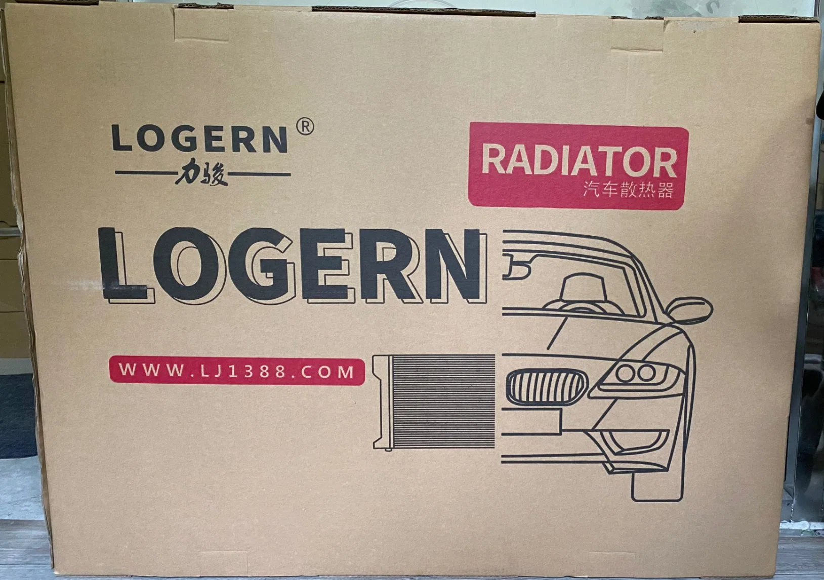 Chr-039-1 do radiador de transferência de calor em alumínio para Chrysler Wrangler'87-91 MT