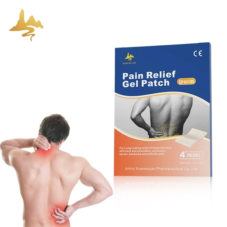 Customized Product Warmer Yellow Hydrogel Sport Sprain Pain Relief Patch