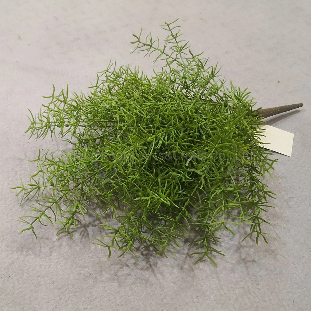 Handmade Plastic Asparagus Fern Plant Evergreen Artificial Bonsai for Home Decoration