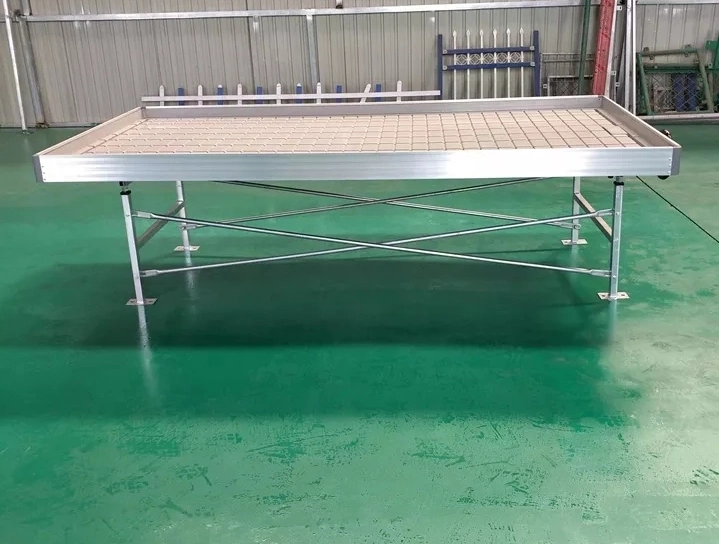 120*240 Cm Production Greenhouse Horticulture Gardening Products Tidal Seedbed Tables Rolling Bench