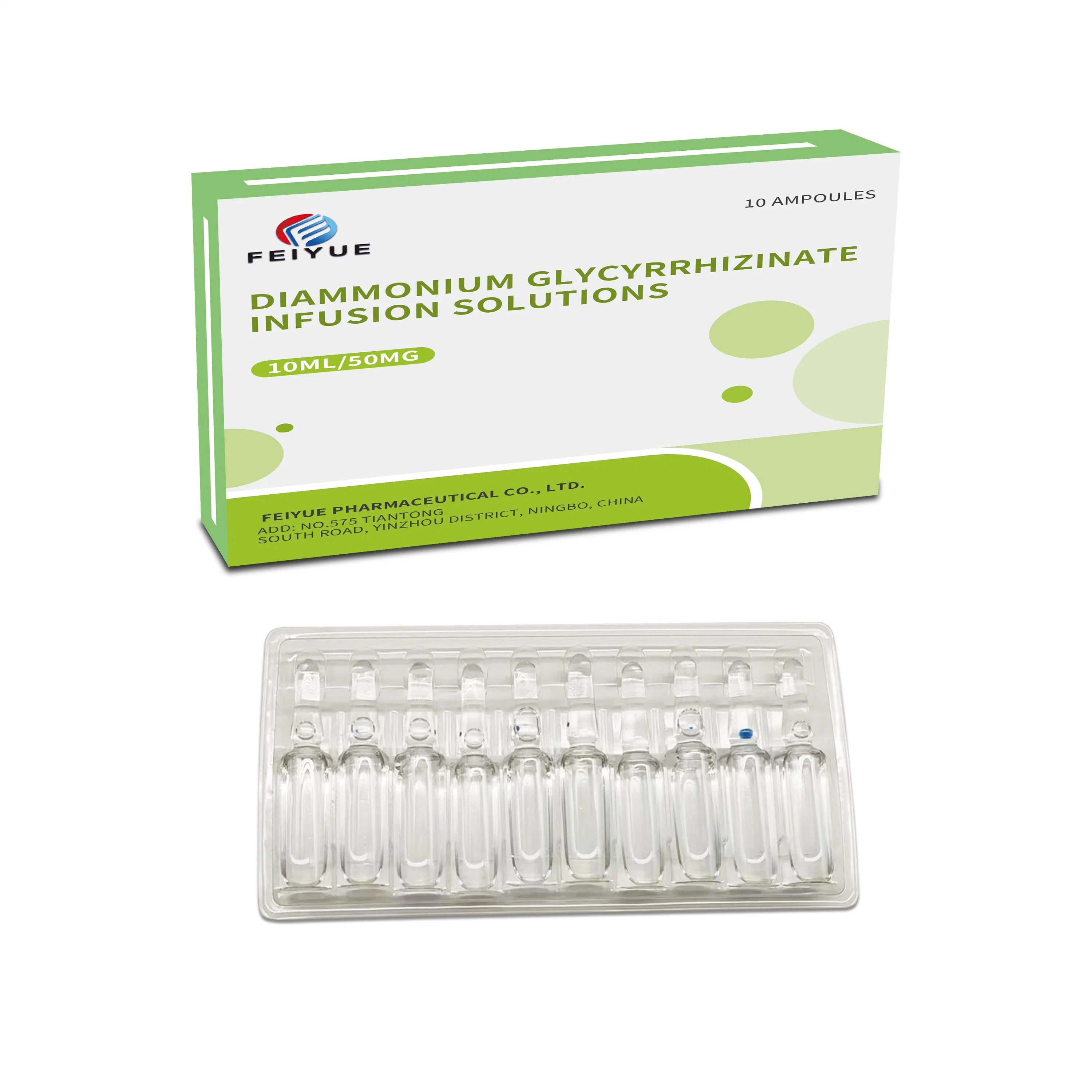 GMP Diammonium Glycyrrhizinate Injection 10ml: 50mg