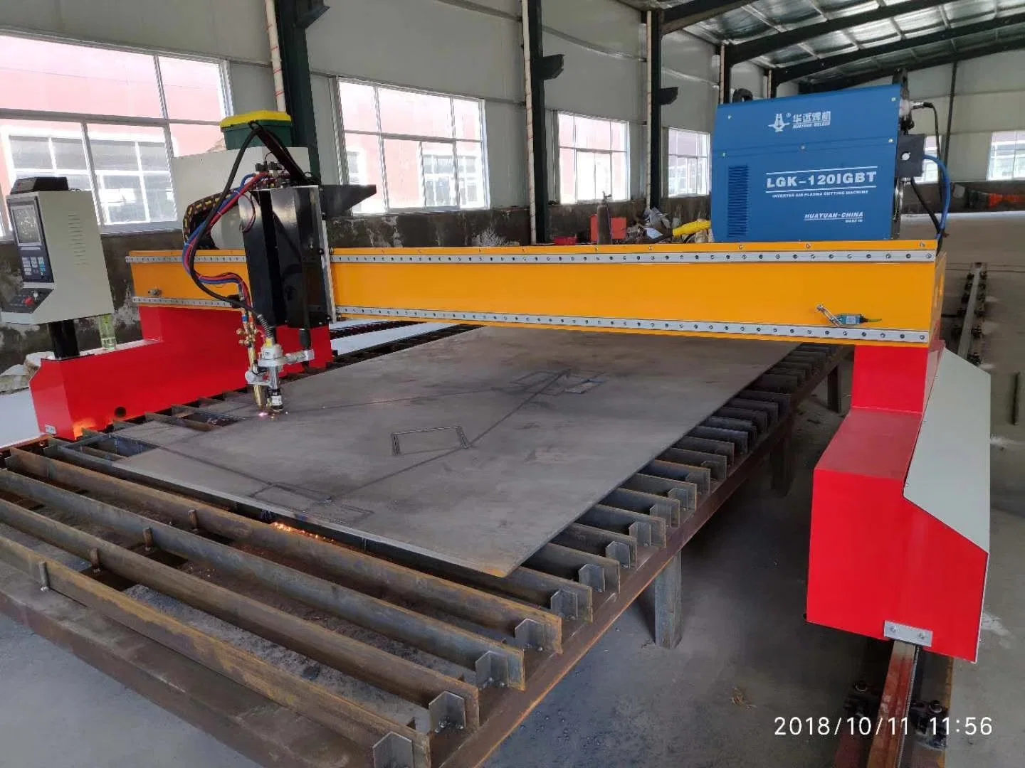 CNC Plasma and Flame Metal Cutting Machine for Steel Copper Iron Aluminum