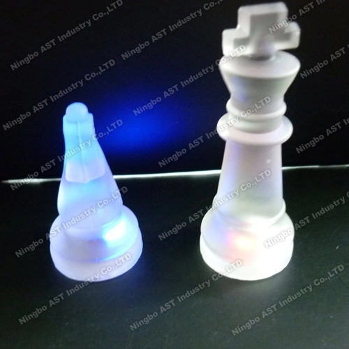 Juego de ajedrez de LED, LED iluminado LED de ajedrez, juego de ajedrez