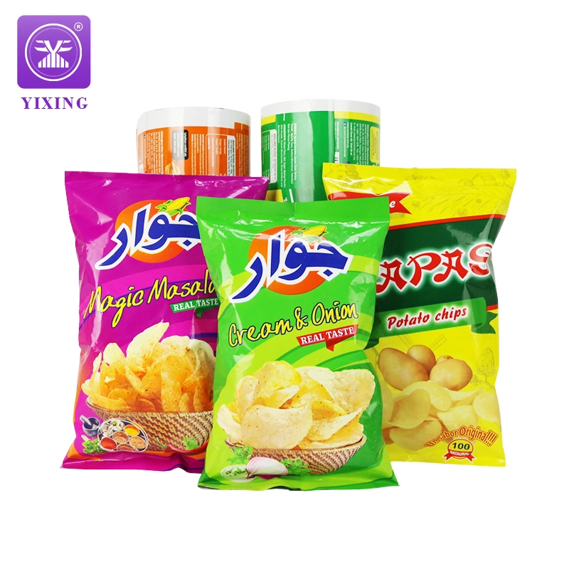 PE Pet Laminated Plastic Film Roll Bags for Sugar Fried Onion Rings