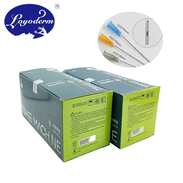 2021 Best Selling Korea CE ISO Disposable 18g 21g 22g 23G 25g 30g Fine Syringe Micro Blunt Tip Cannula Needle for Hyaluronic Acid Dermal Filler Injections