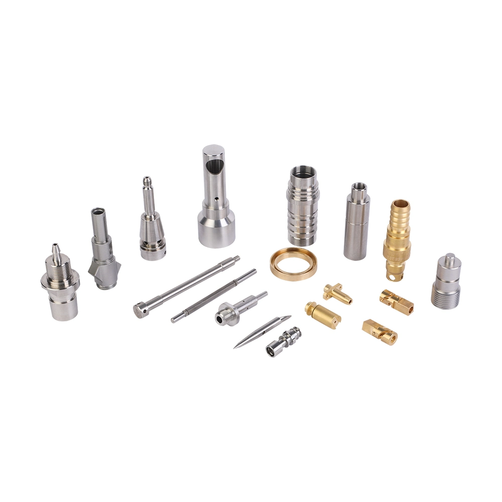 OEM Micro CNC Turning Lathe Machining Precision Aluminium Brass Stainless Steel Pipe Fittings