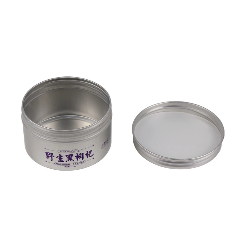 2022 Metal Aluminum Food Grade Tin Can with Screw Top for Food with Custom Printed