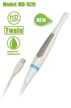 Blue-White Wire Intraoral Camera for Decayed Teeth / Calculus / Plaque