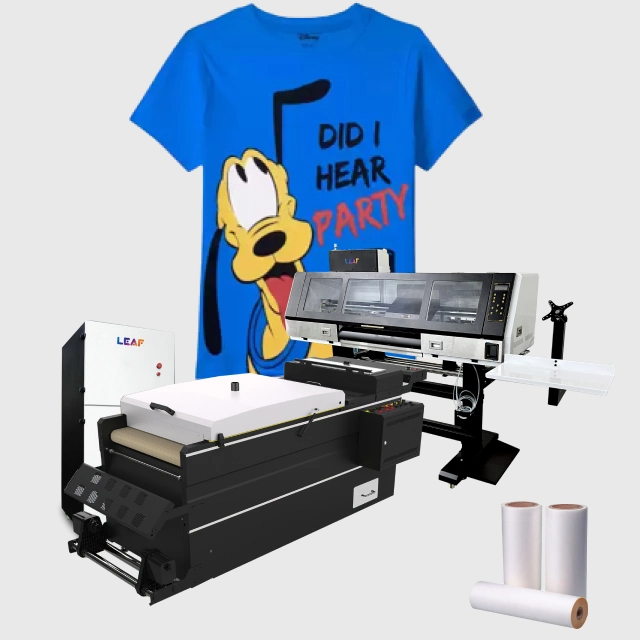 La hoja 4 Jefe ME3200 Impresora Digital de la DTF 60cm3 PET compensar T-shirt DTF agitar la máquina de impresión la impresora DTF polvo