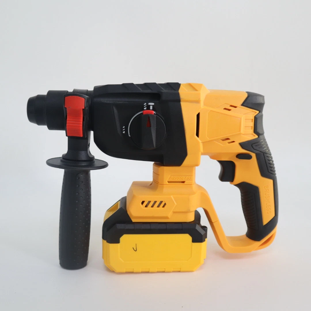 Brushless Electric Rotary Hammer Rechargeable Multifunction Electric Hammer Impact Power Drill Tool