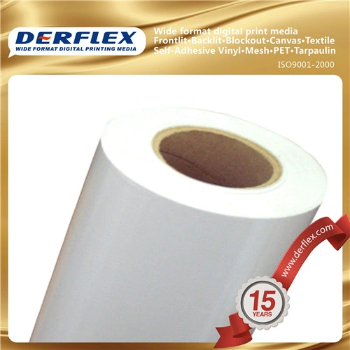 Free Sample Roll Material White PVC Self Adhesive Vinyl for Digital Printing