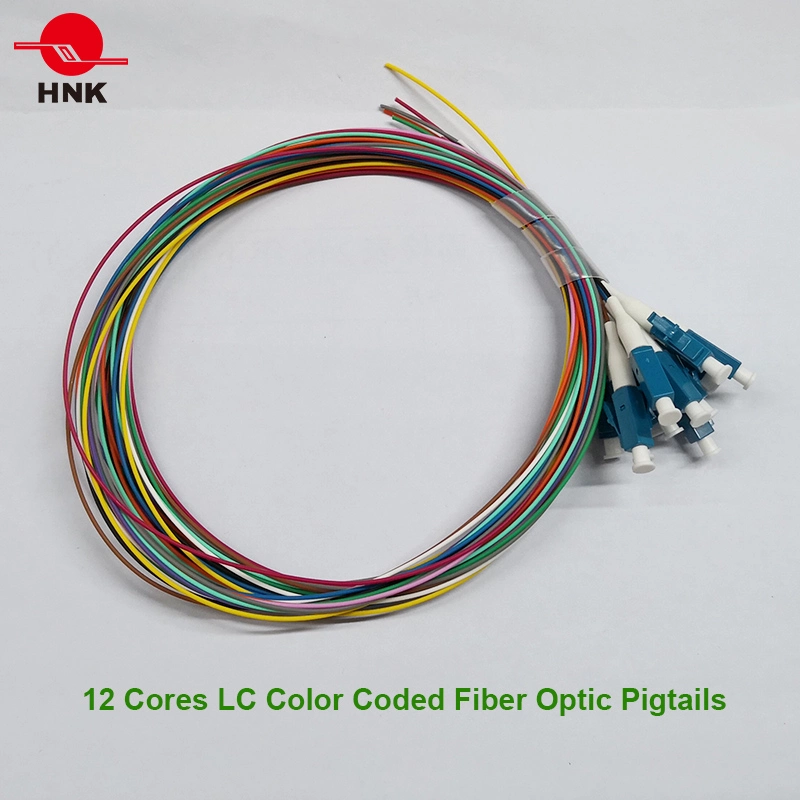 12 Fibers LC Fiber Optic Pigtail