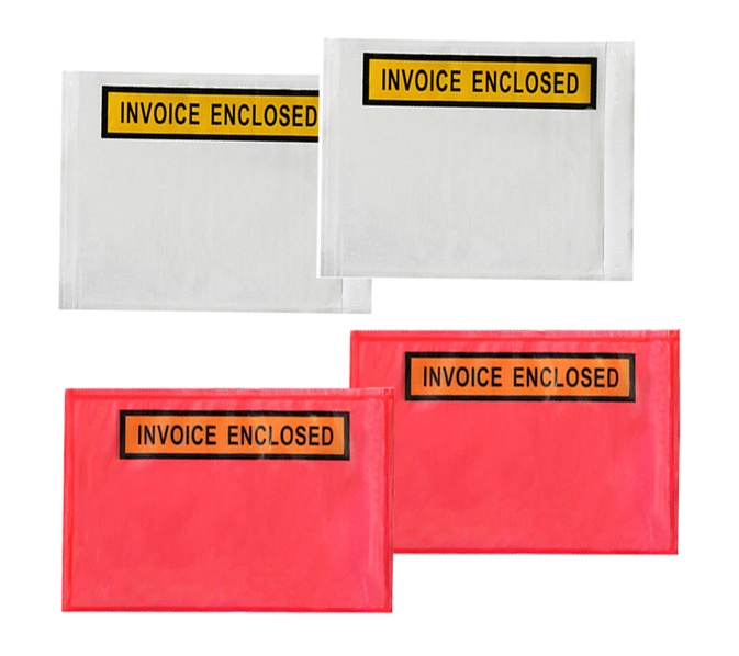 Customized Wholesale/Supplier Custom 100% Recycle Paper Self-Adhesive Packing List Slip Document Enclosed Wallets