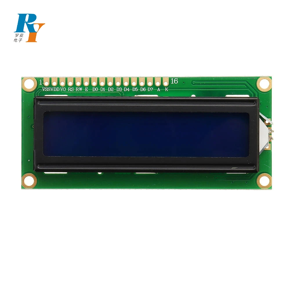 Standard Stn Blue 1602 Character LCD Display Monochrome LCD Module