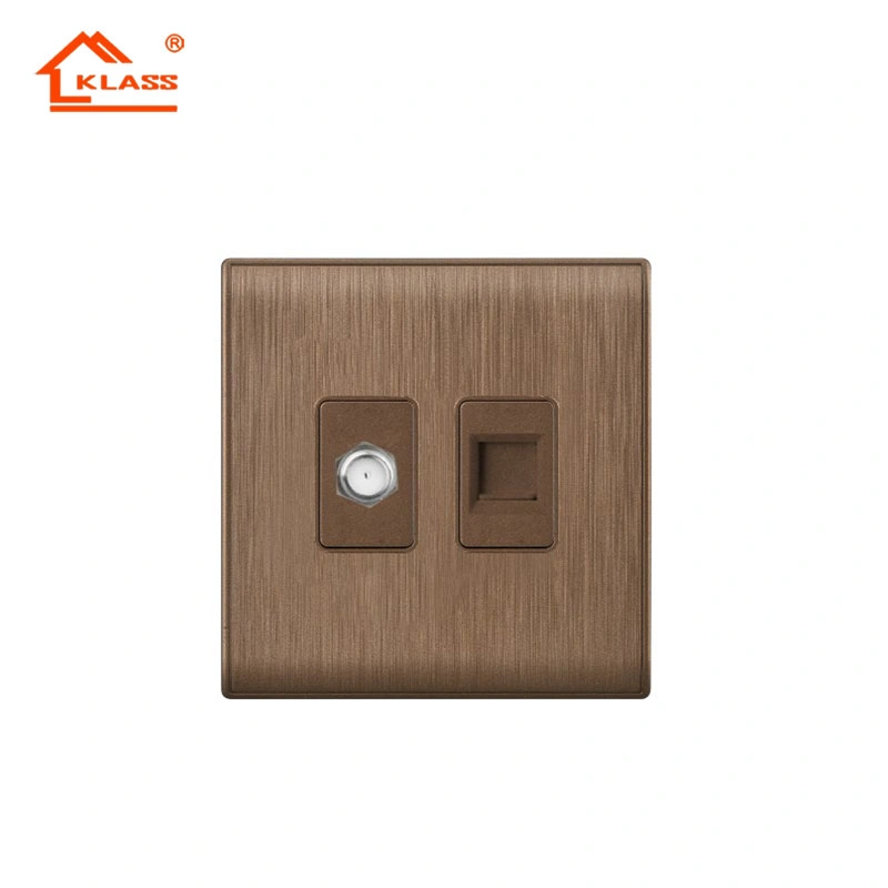 China Speed Controller Adjust Fan UK Electric Wall Switch with PC Copper Material