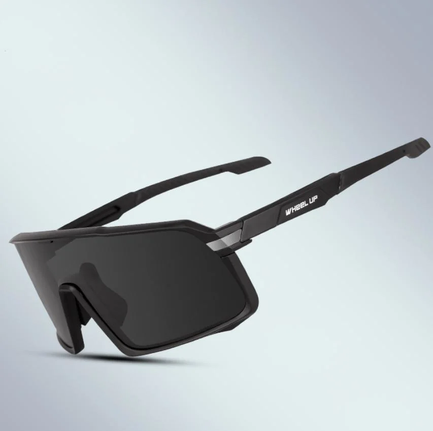 منع ارتداء نظارات شمسية بالدراجة الهوائية غير اللامعة للرجال والنساء 5 عدسات نظارات شمسية مستقطبة لركوب الدراجات