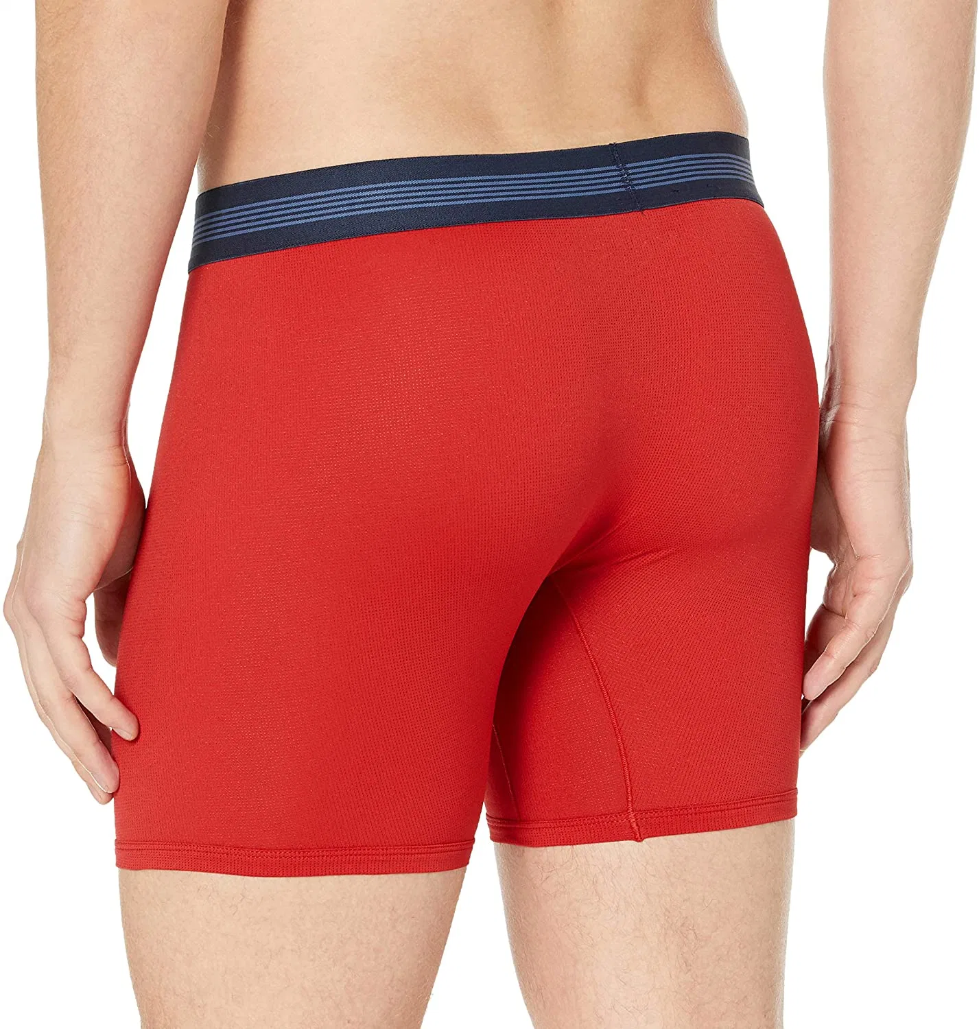 Los hombres rendimiento ligero tejer Boxer Brief Underwear hombres