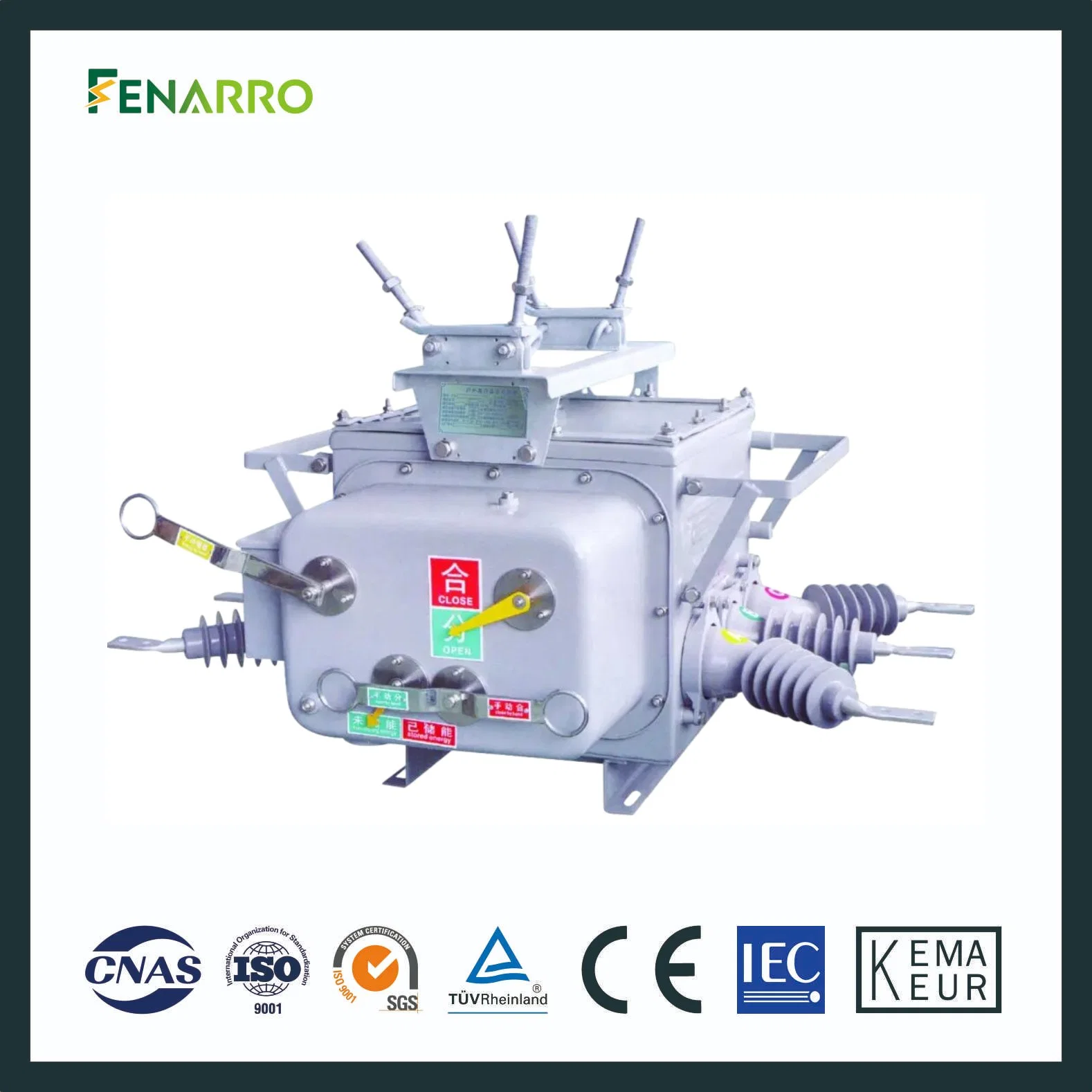 Fenarro Frzw20 Series Outdoor High Voltage Vacuum Circuit Breaker Sf6 Gas Insulation Load Break Switch