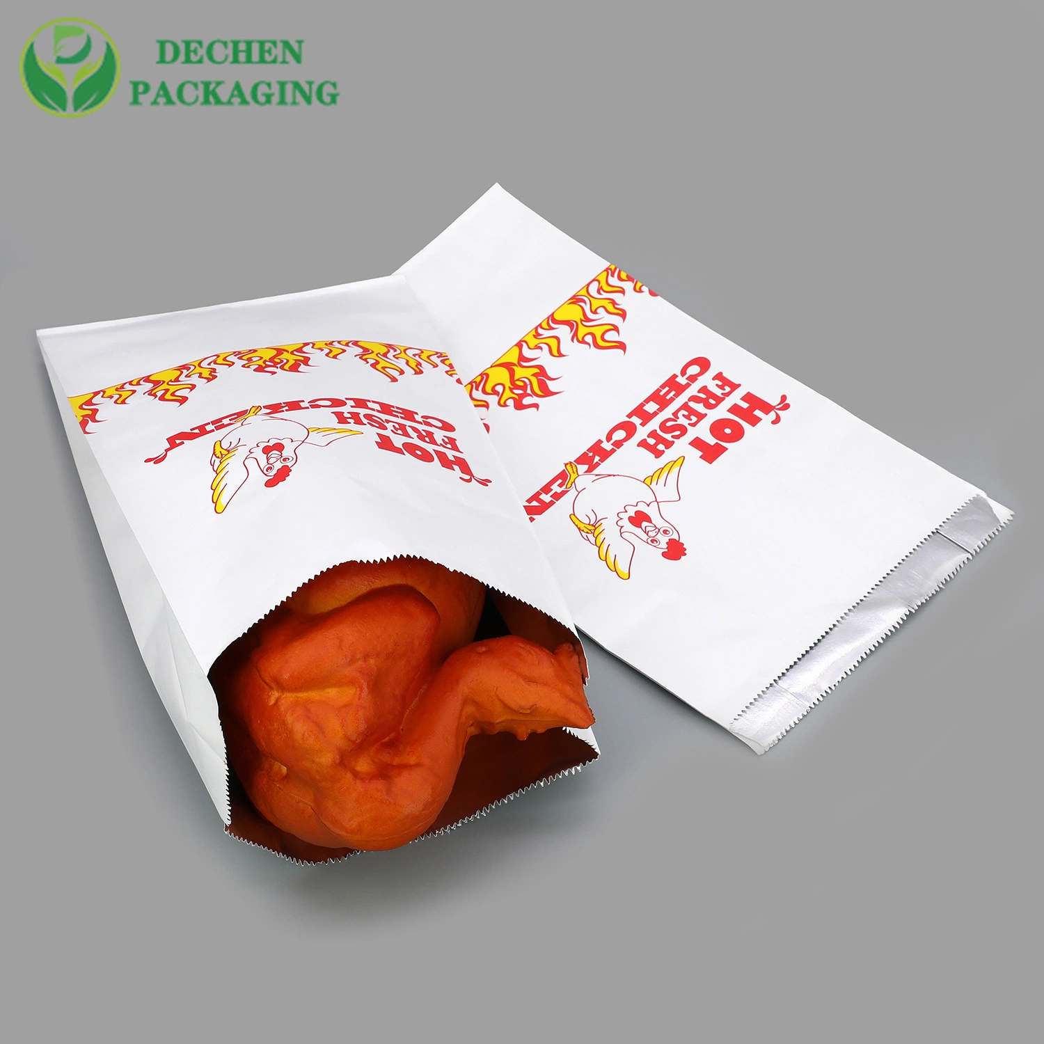 Burger Paper Packing Sandwich Bags Aluminum Foil Snack Chips Bag