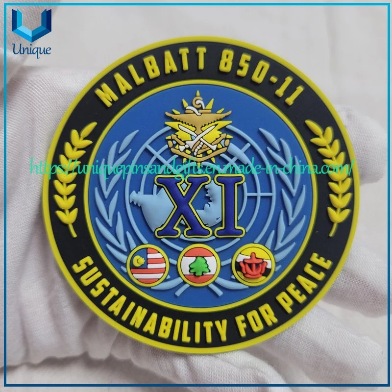 Custom Malaysia Promotional Gifts 70mm Diameter 3D Rubber PVC Fridge Magnet