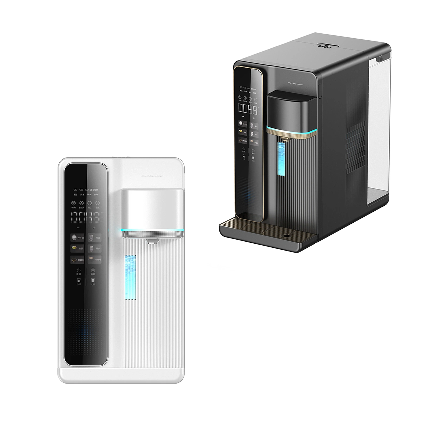 Portable Multi Stage Purification Household UVC Cleaning Hydrogen Water Filter Dispenser Hot and Cold Water Purifier