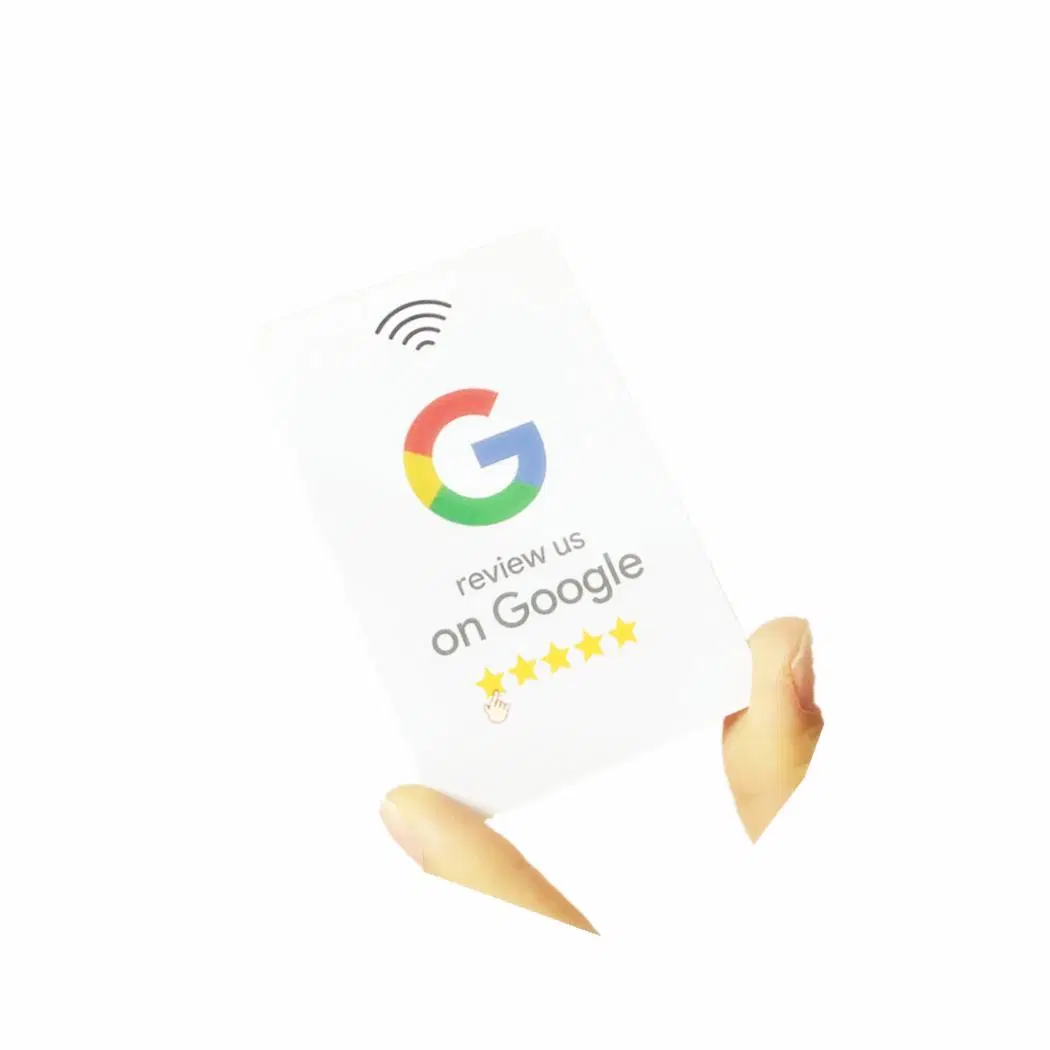 Variable Código QR Google Revisión etiqueta NFC 213 NFC Google Tarjeta de revisión