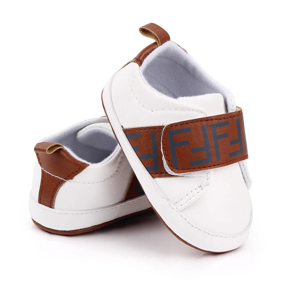 Baby Shoes Spring Autumn New Casual Letter Toddler Soft PU Leather Shoes