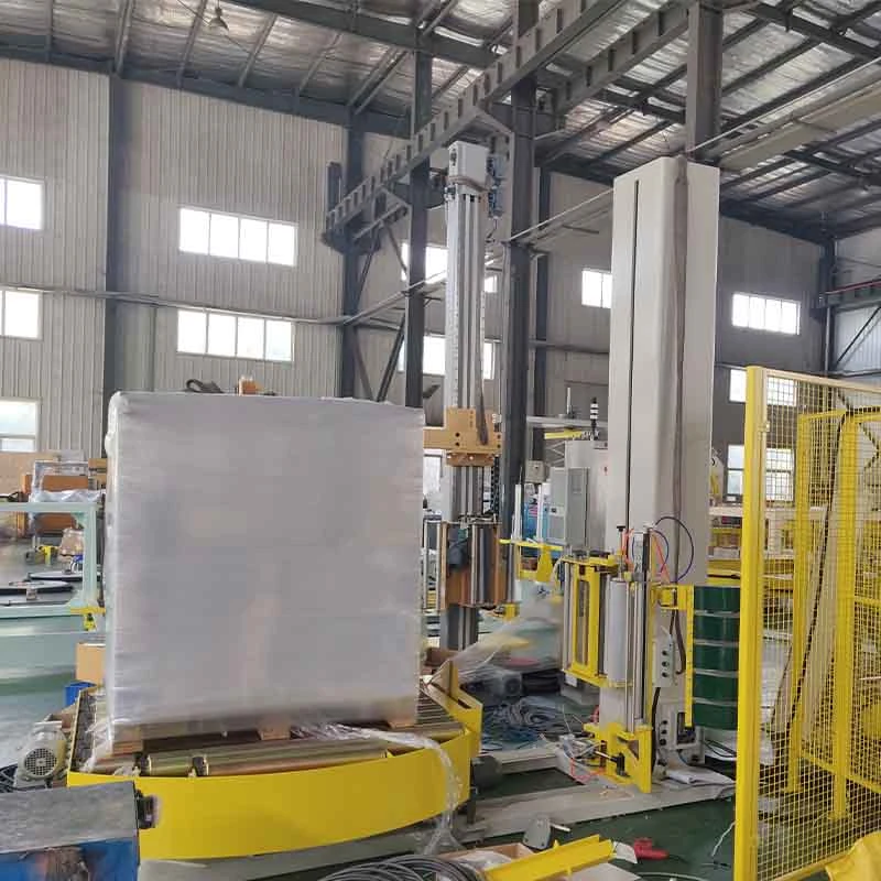 Stretch Film Packing Automatic Pallet Shrink Wrap Stretch Wrapping Machine