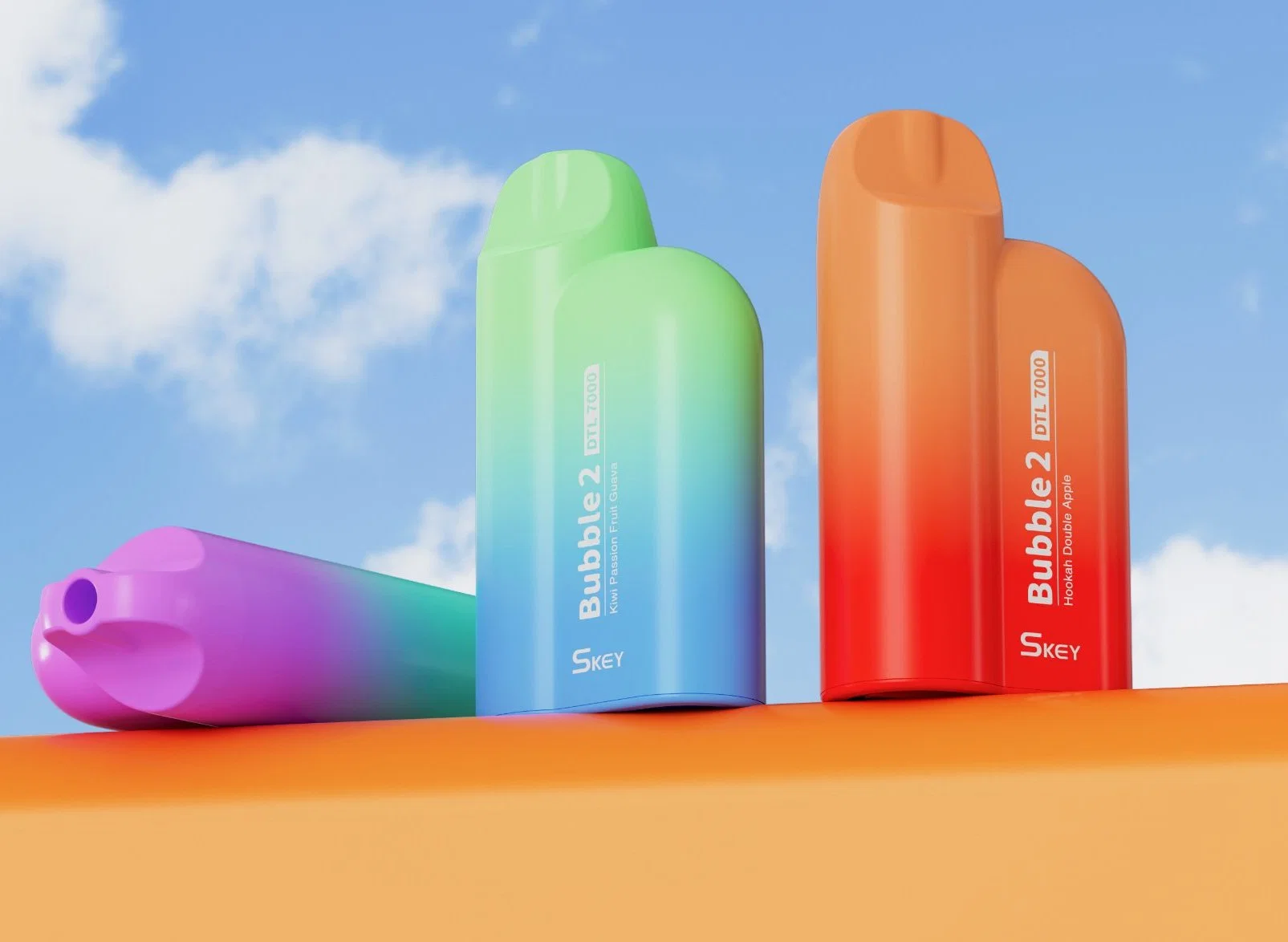 Fabrik Großhandel/Lieferantspreis OEM SKEY Bubble2 DTL 16ml 7000 Puffs Wiederaufladbarer Einmal-Vape Pod