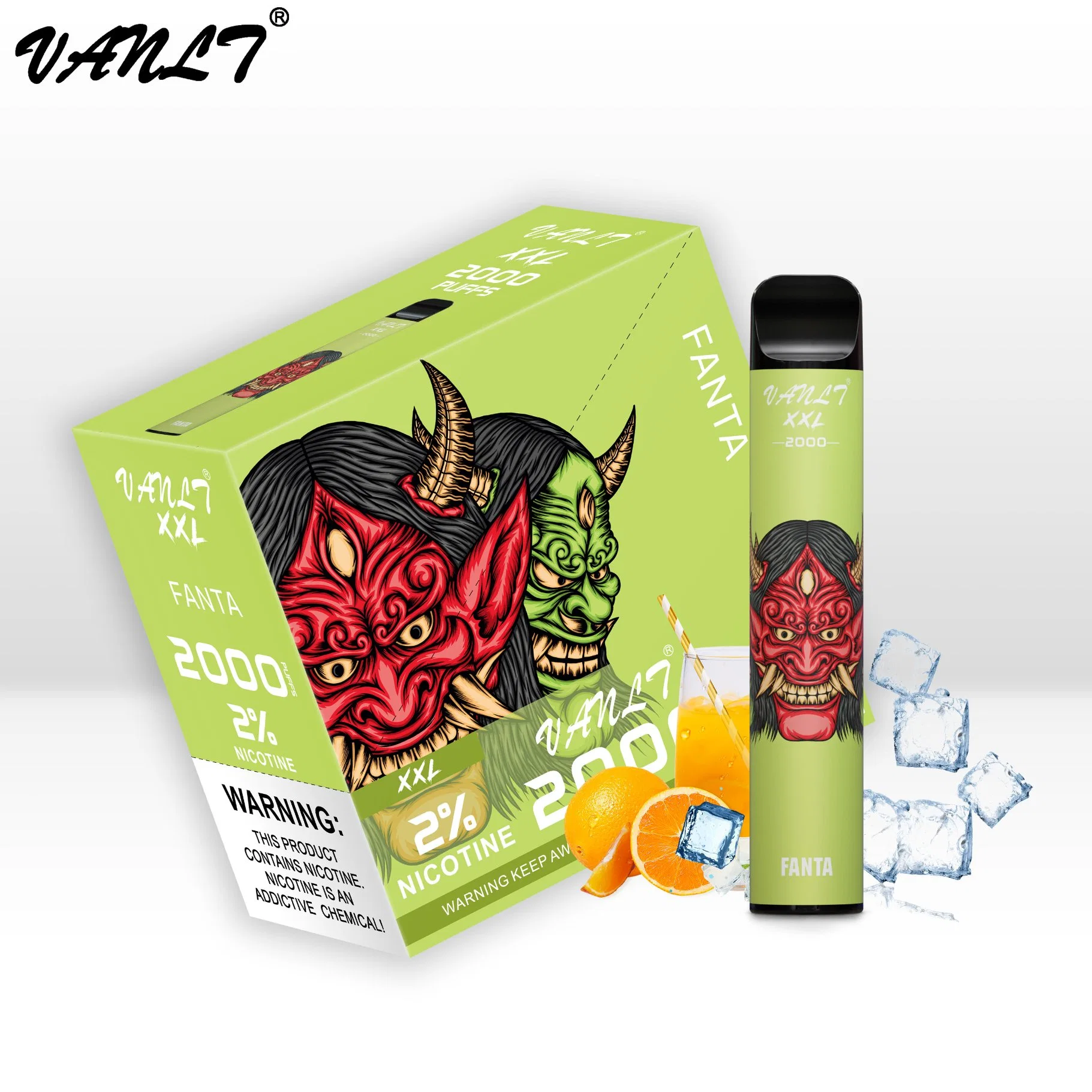 Best Seller Vanlt XXL 2000 Puffs Einweg-Vape hohe Qualität Vape Pod 2000 Puffs OEM Willkommen