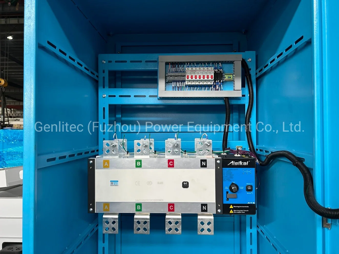 630A Dual Power Automatic Transfer Switch Cabinet for Diesel Generator Set