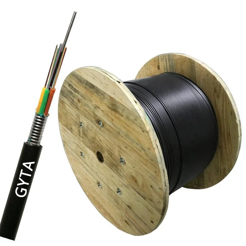 GYXTW 12 Core Single Mode Fiber Optic Cable 4 Core or 8 Core Armoured Price Per Meter Low Waterproof Fiber 24 Wireless