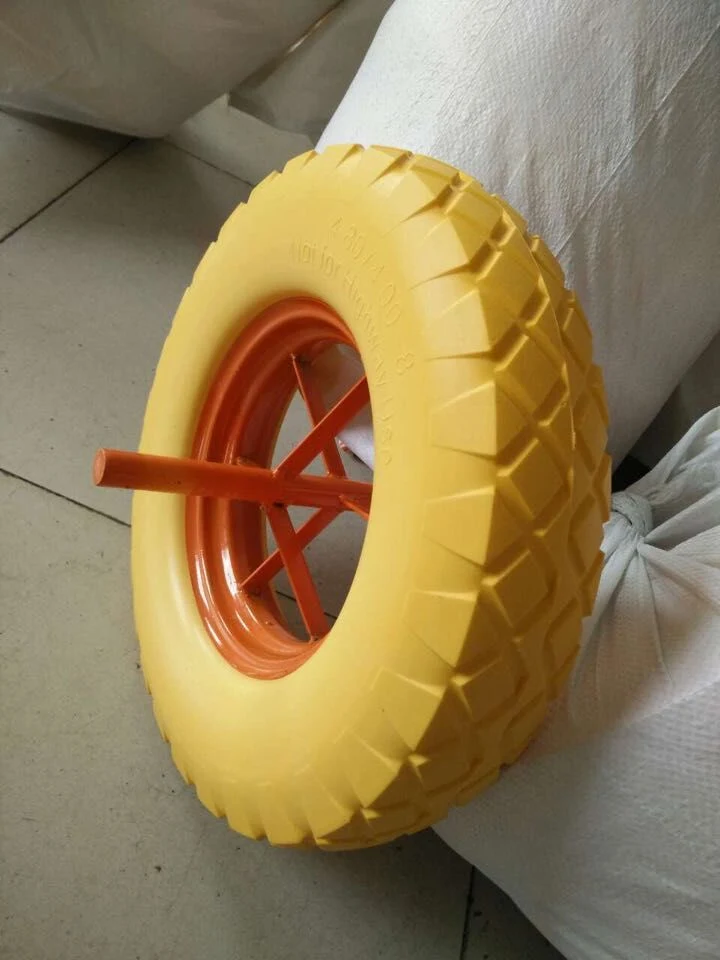 La Chine couleur Handtruck roue en mousse PU