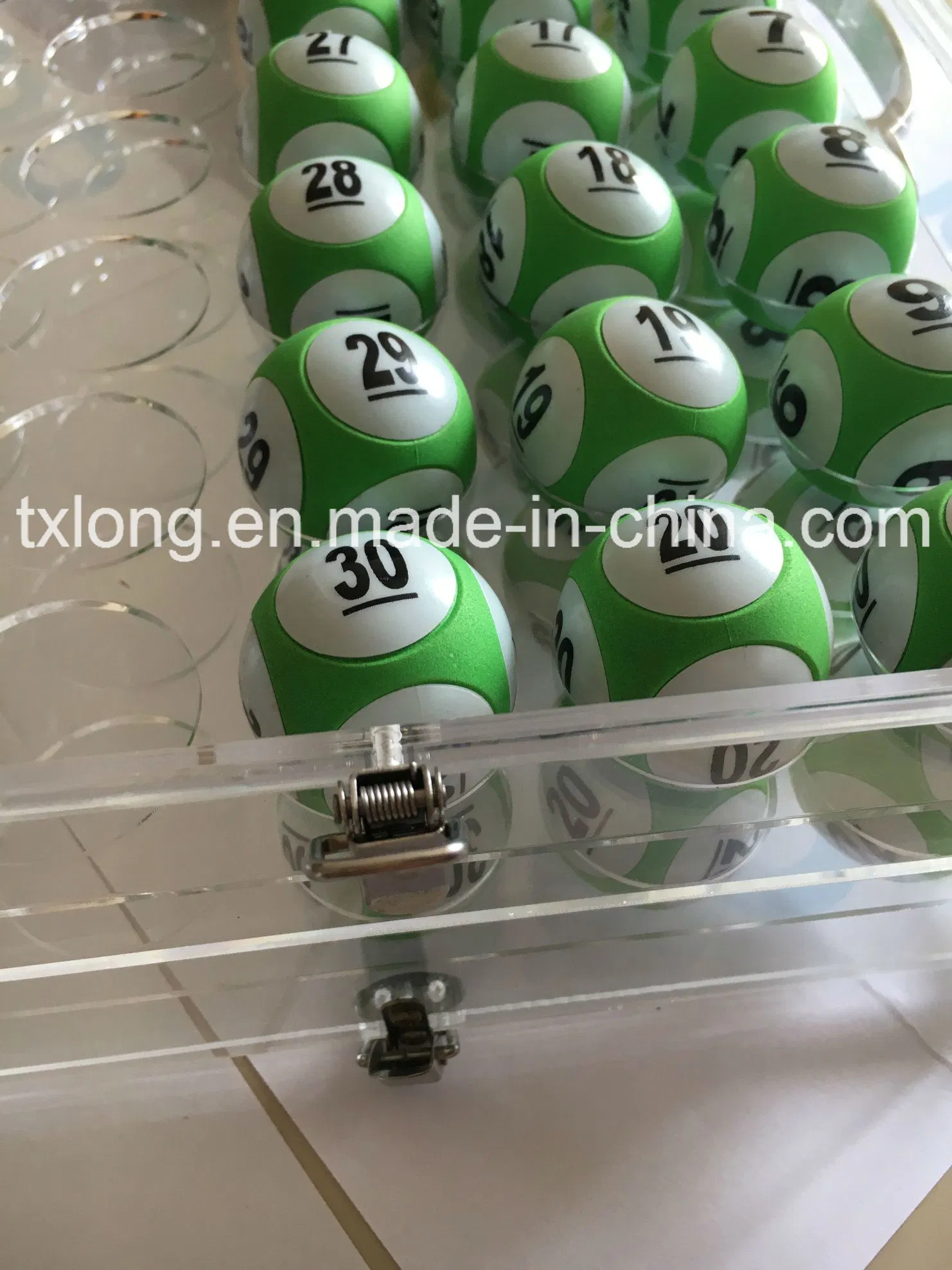 Bingo Balls Keno Ball Drawing Ball Case Acrylic Ball Set