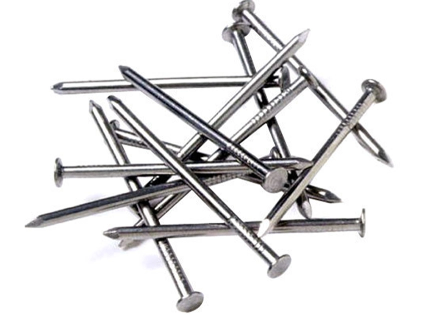 Factory Supply 25mm Silver Mild Steel Shuttering Round Head Common Nails