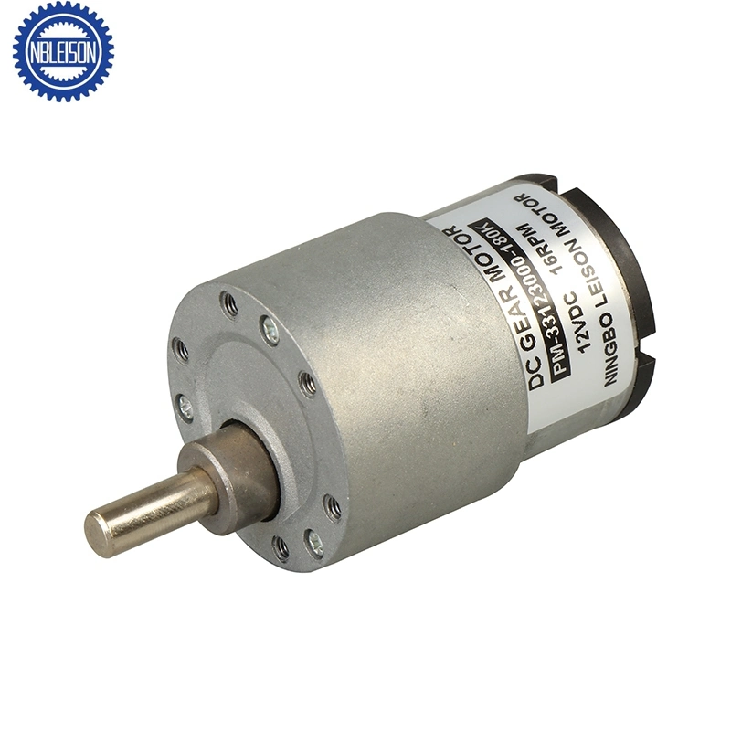 Pm33 Permanent Magnet 37mm 1nm DC Electric Motor with Gearbox