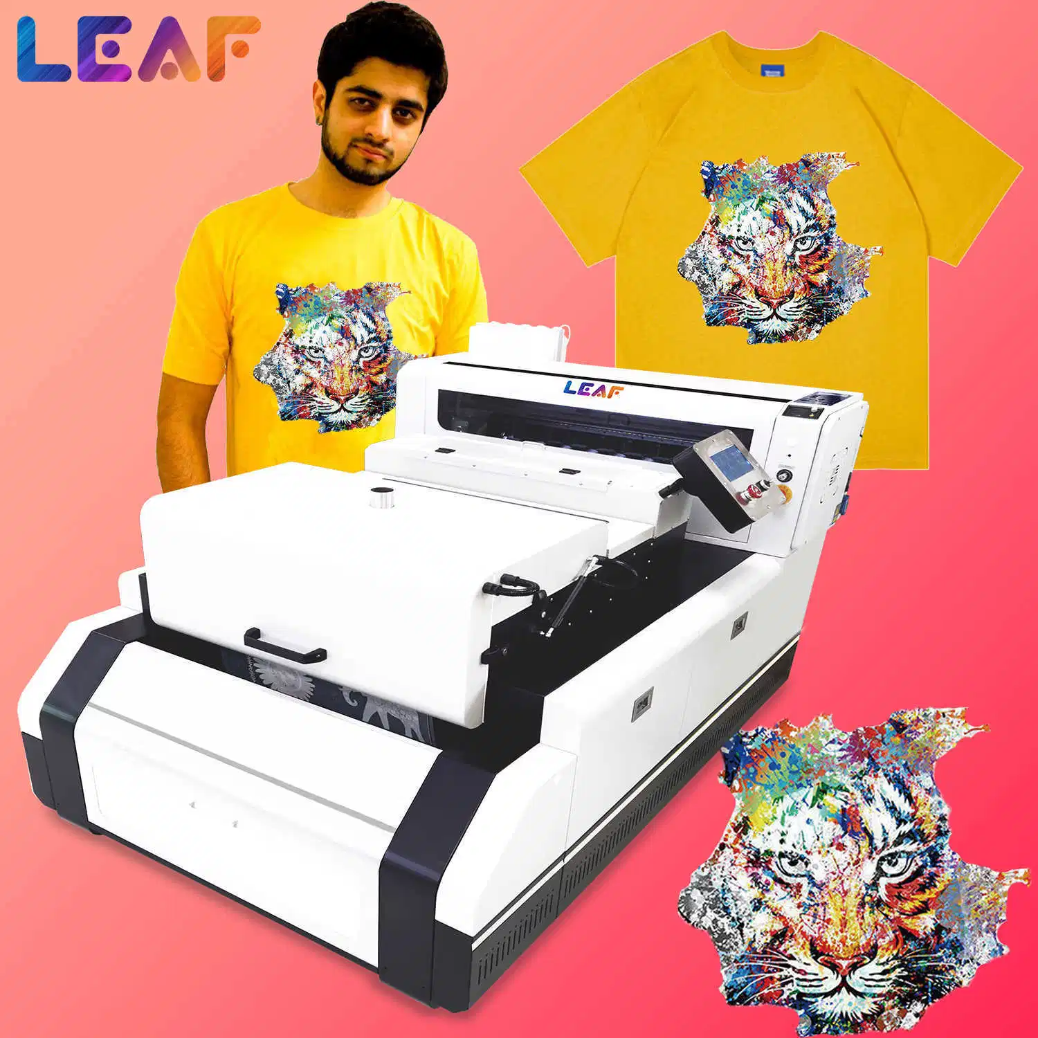 Leaf 60cm DTF Printer and Shake Powder: Unmatched Performance with Dual i3200 Heads