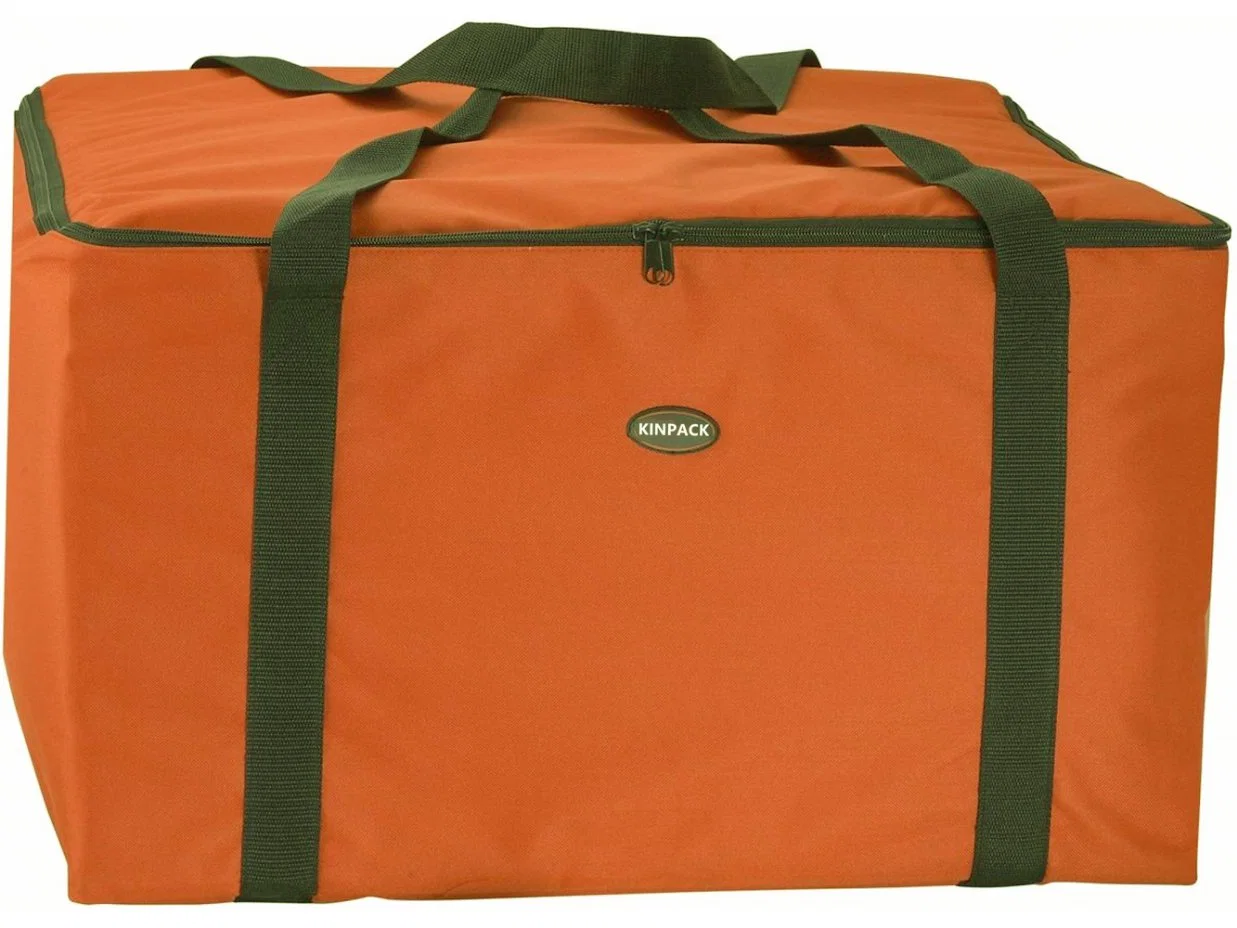 Orange Color Logo Customize Cooler Bag Heat Insulated Food Delivery Box