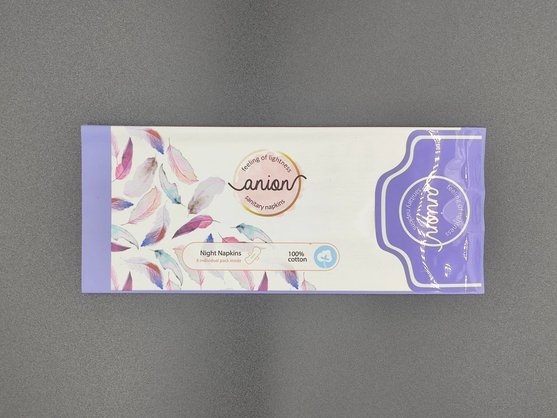 Neue Verpackung Lady Sanitary Serviette Hüftpolsterungen für Frauen