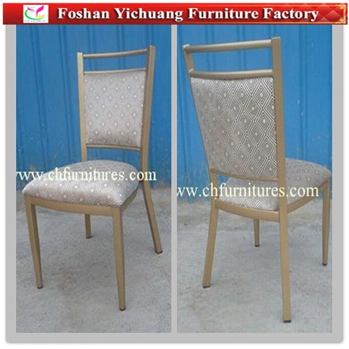 Hotel Luxury Dining Chair Aluminum Banquet Furniture (YC-D82)