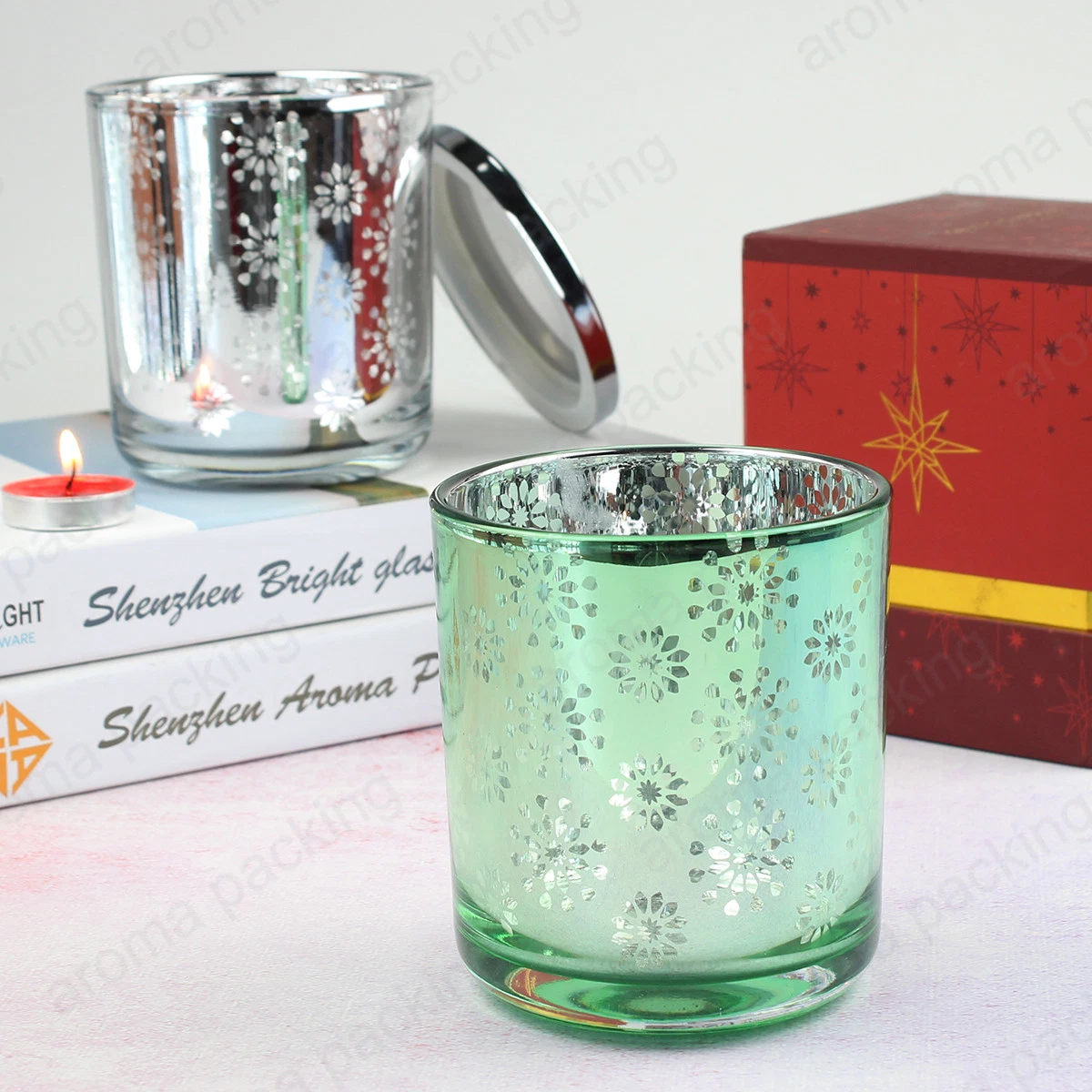 Top Quality Candle Glass Jar with Custom Logo for Soy Wax