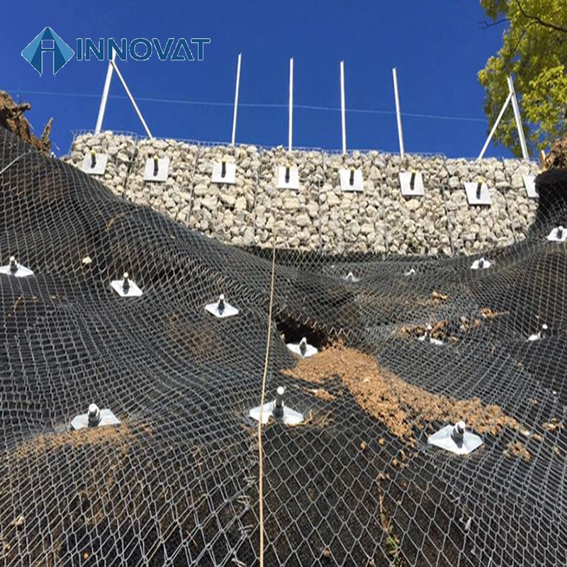 Slope Security Barrier Rockfall Protection Netting Landslide Traffic Safety Barrier Mesh