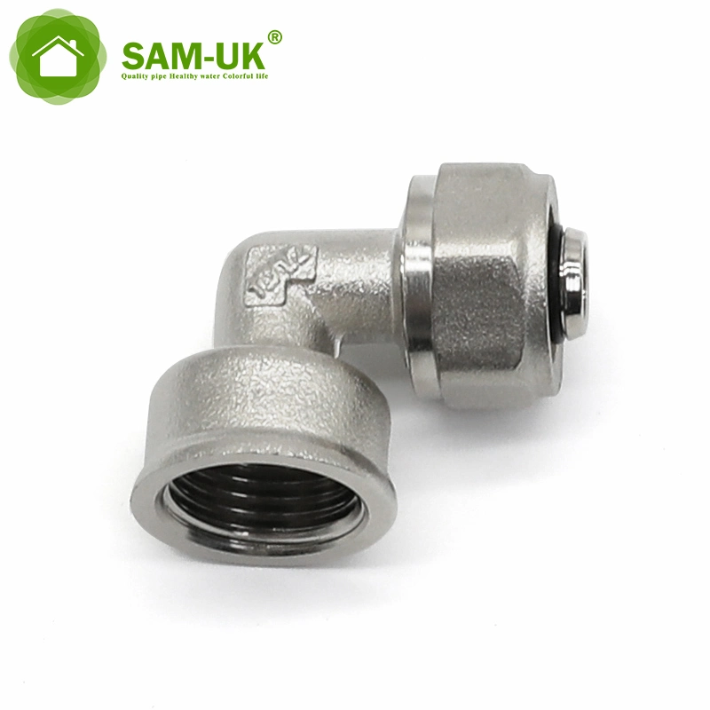 Brass Fitting DOT Air Fittings Flare to Hardline Pipe Tube Ring Garden Hose Couplings 15 mm Compression