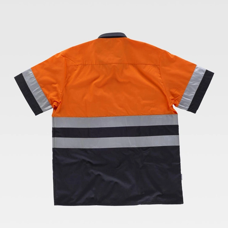 Hi-Vis Combined Short Sleeve Workwear T Shirt with Reflective Tapes