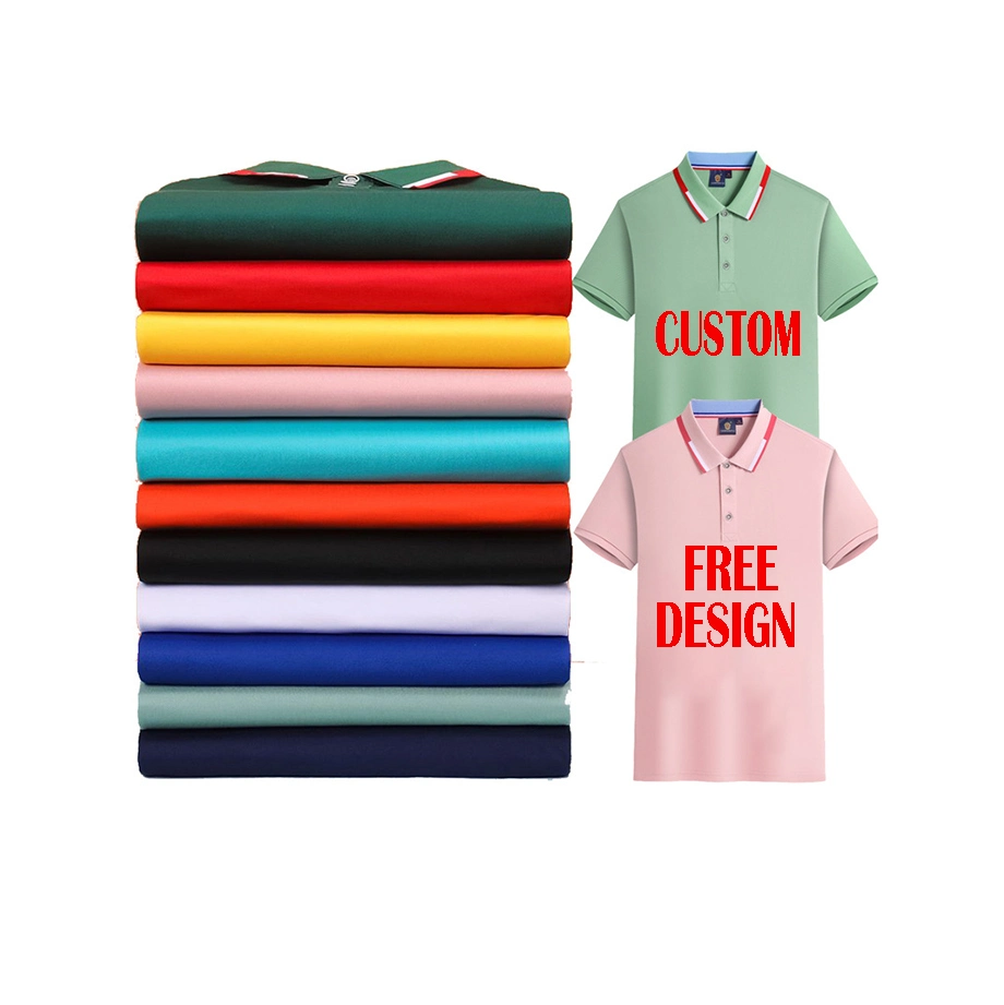 Custom Collar Printing Sublimation Blank Cotton Printing Sustainable Workout Shirts Poloshirt